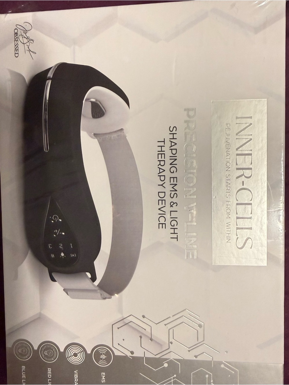 ✨ EMS Red & Blue Light Therapy Facial Massager Beauty Device NEW